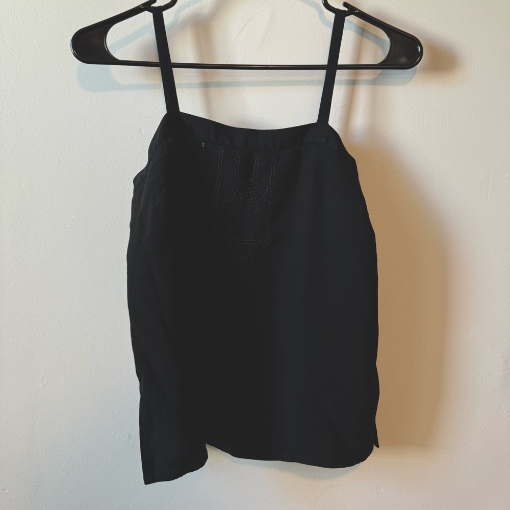 Vintage black crop top